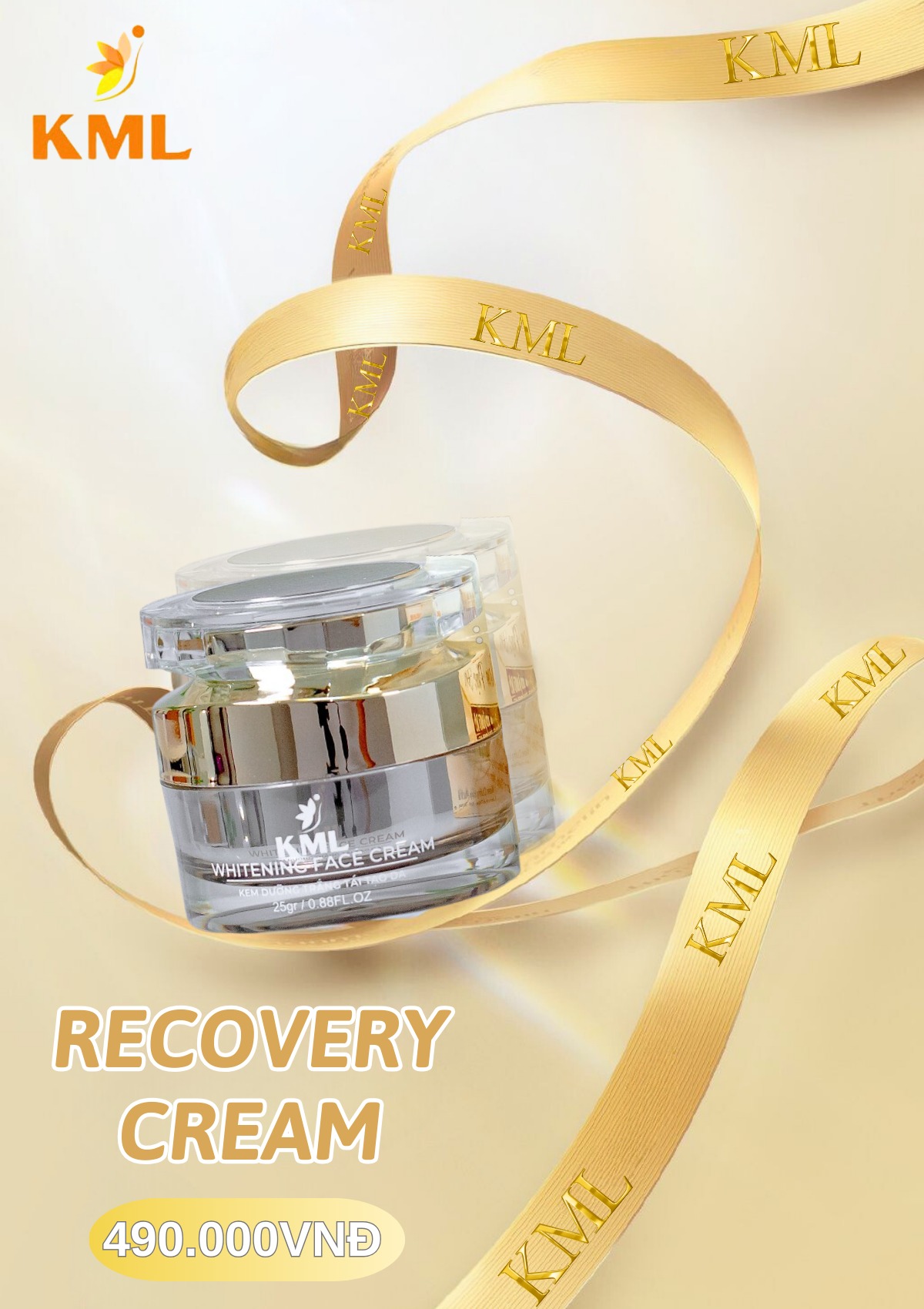 KML RECOVERY CREAM (KEM GIÚP PHỤC HỒI - DƯỠNG TRẮNG DA)